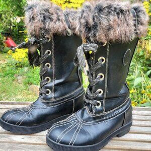 London Fog Melton 2 Women's Winter Duck Boots - Size 10